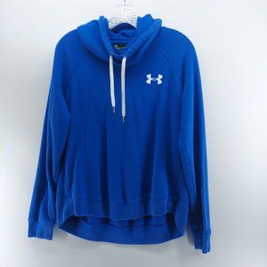 Under Armour blue Fleece Hoodie  Loose  Sweatshirt MD